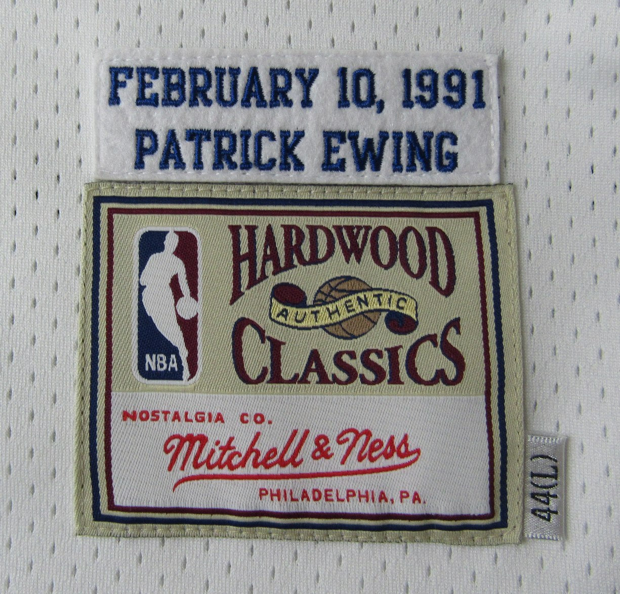 Patrick Ewing HOF Signed/Auto Mitchell & Ness Basketball Jersey Steiner XHC61