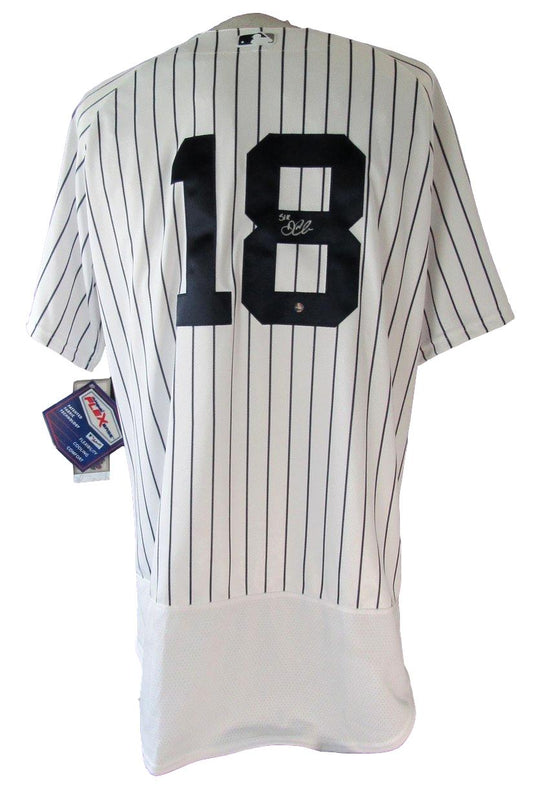 Didi Gregorius Signed/Auto White Yankees Majestic Baseball Jersey Steiner XHC62
