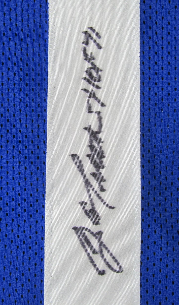 Y.A. Tittle HOF Signed/Autographed Blue Giants Custom Football Jersey JSA XHC65