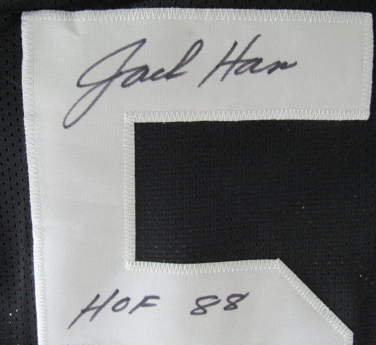 Jack Ham HOF Signed/Inscribed Black Steelers Custom Football Jersey JSA XHC70