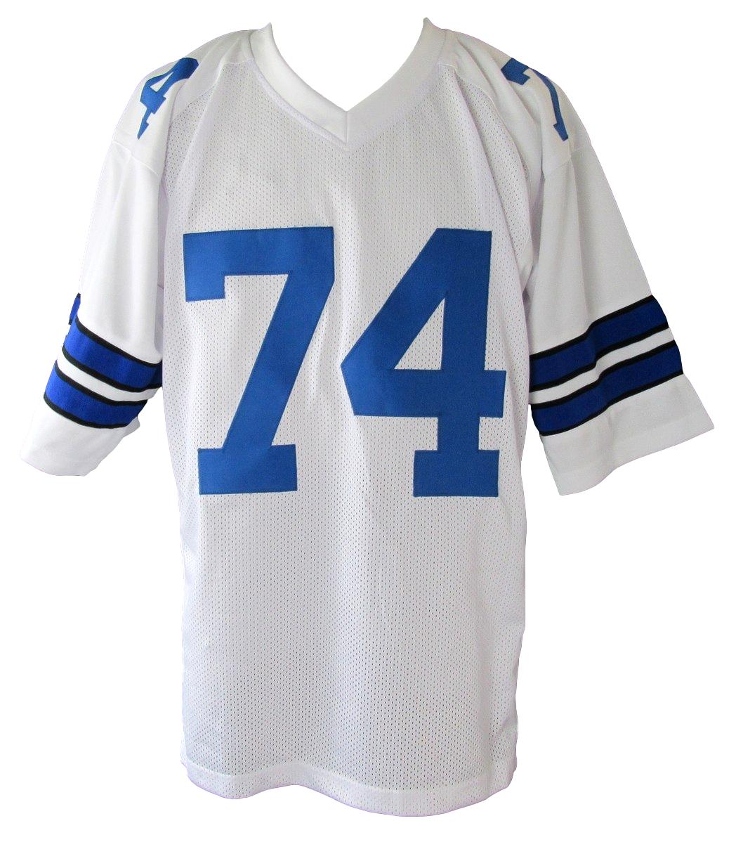 Bob Lilly HOF Signed/Inscribed Cowboys Custom Football Stats Jersey JSA XHC77