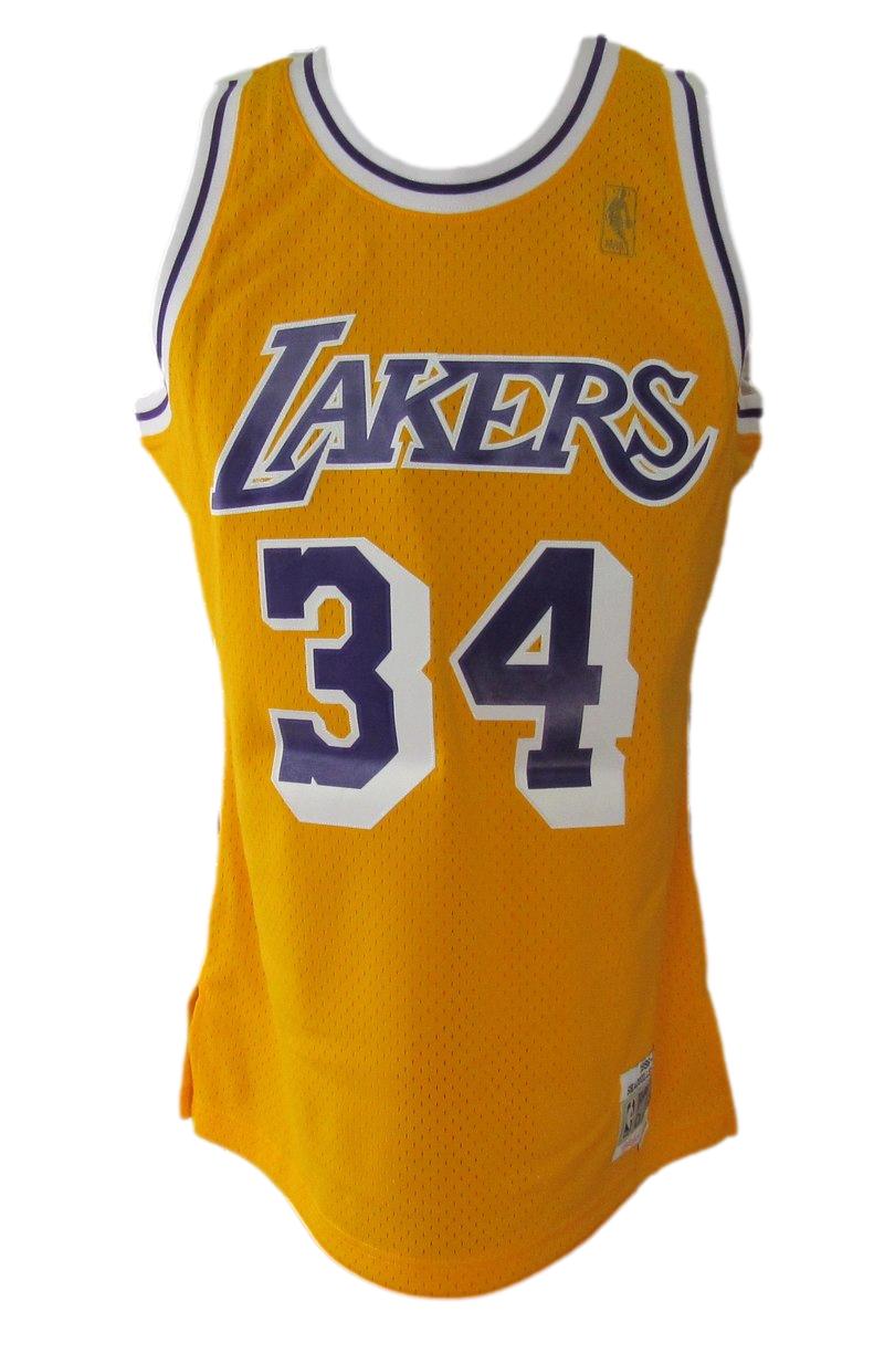 Shaquille O'Neal HOF Signed Mitchell & Ness Basketball Jersey Fanatics  XHC79