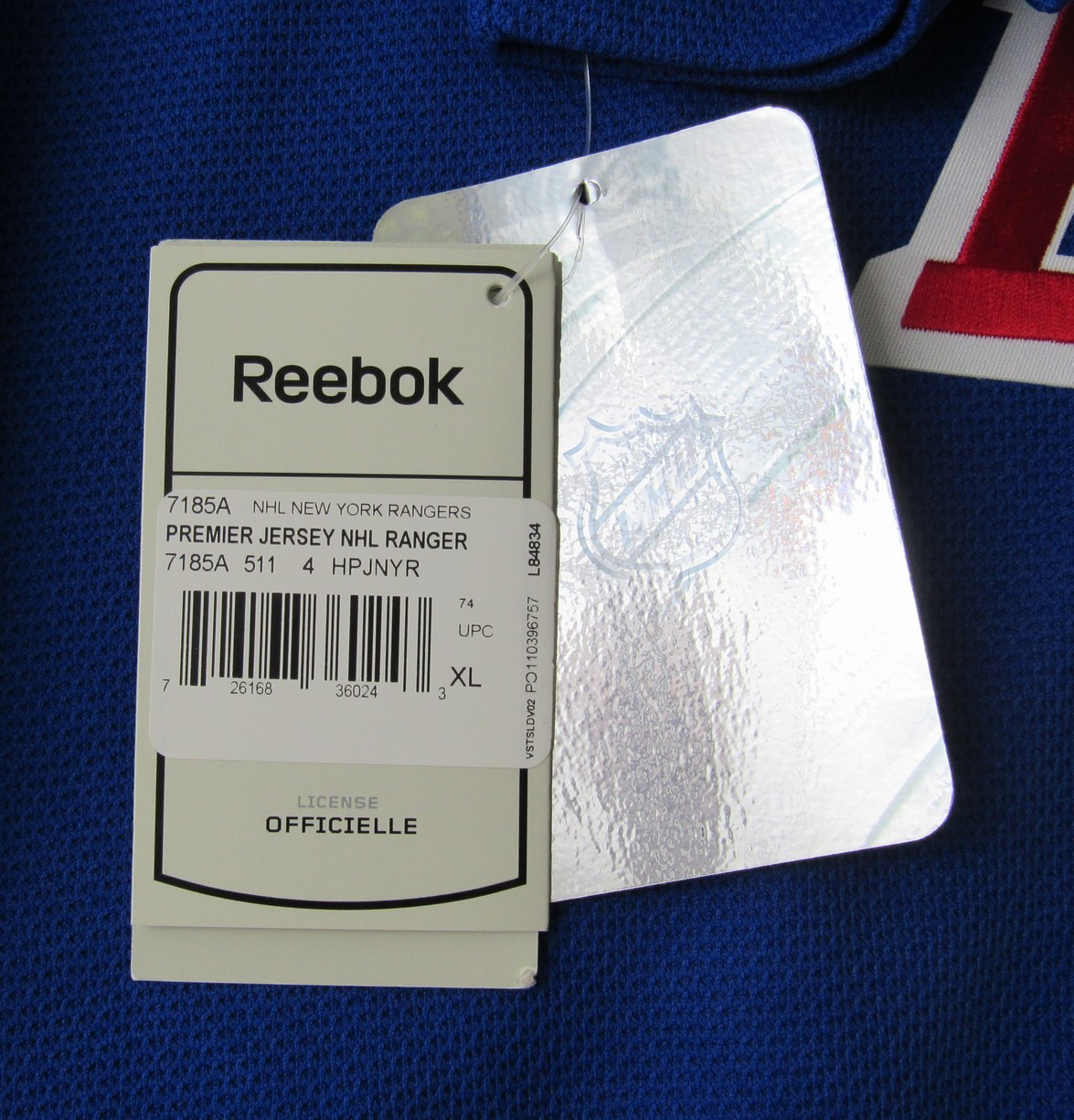 Henrik Lundqvist HOF Signed NY Rangers Reebok Hockey Jersey Steiner XHC80
