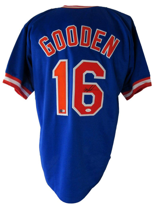 Doc Gooden Signed/Auto Blue New York Mets Custom Baseball Jersey JSA XHC83