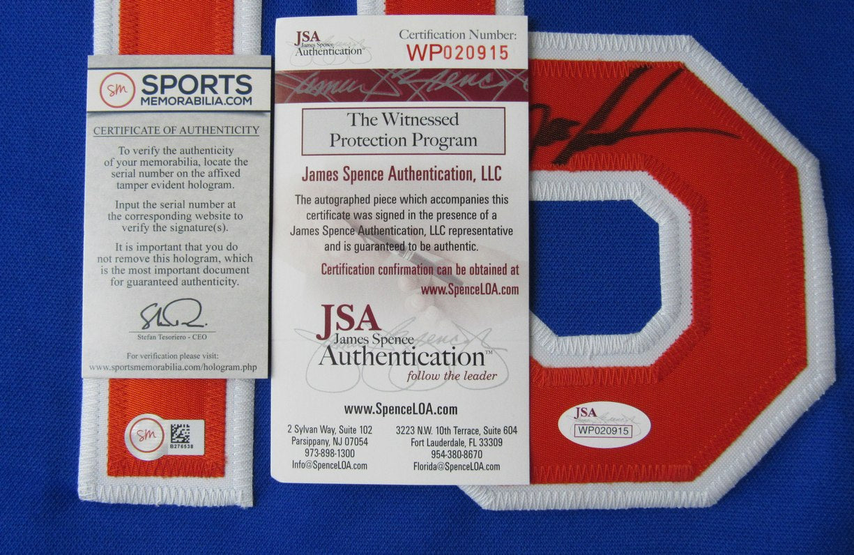 Doc Gooden Signed/Auto Blue New York Mets Custom Baseball Jersey JSA XHC83