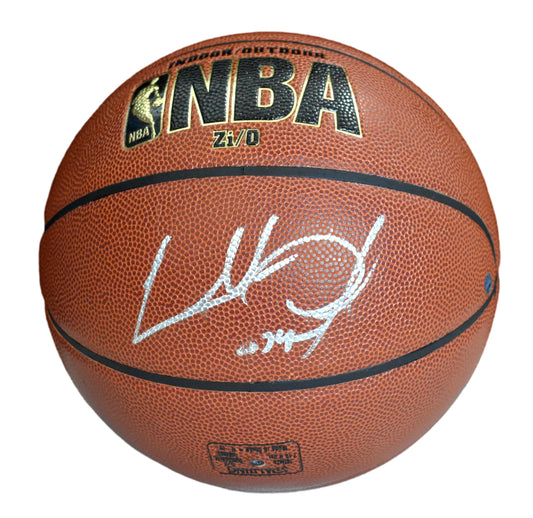 Charles Oakley New York Knicks Signed/Auto Spalding Basketball Steiner XHC105