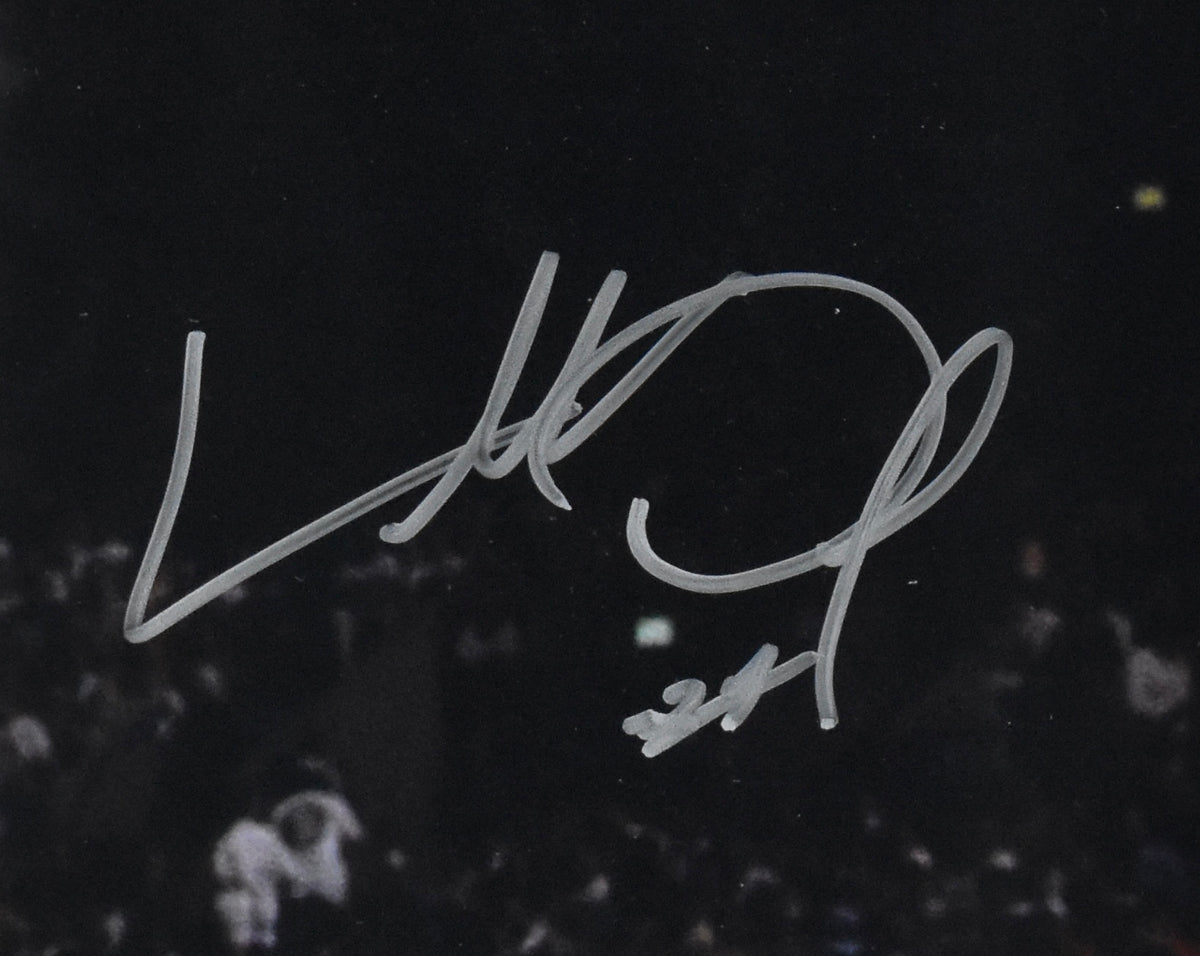 Charles Oakley NY Knicks Signed/Auto 16x20 Photo Framed Steiner XHC92