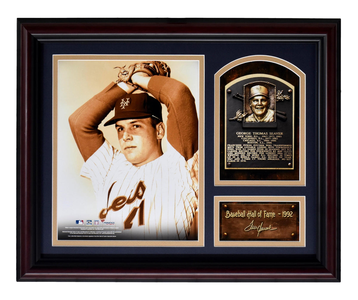Tom Seaver New York Mets HOF Photo Collage Framed XHC97