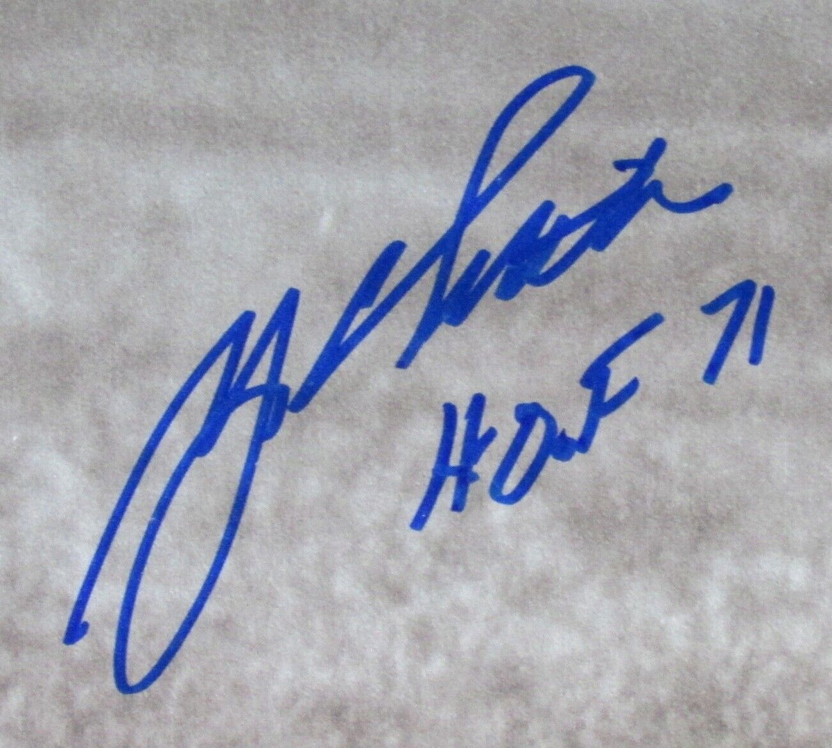 Y.A. Tittle HOF New York Giants Signed/Inscribed 16x20 Photo Framed JSA  XHC98