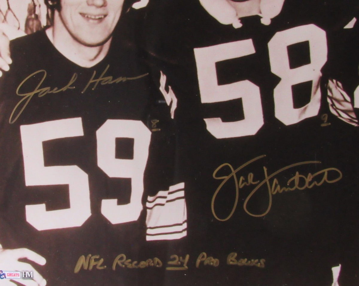 Ham/Lambert/Russell Steelers Legends Signed 16x20 Photo Framed Beckett 212627