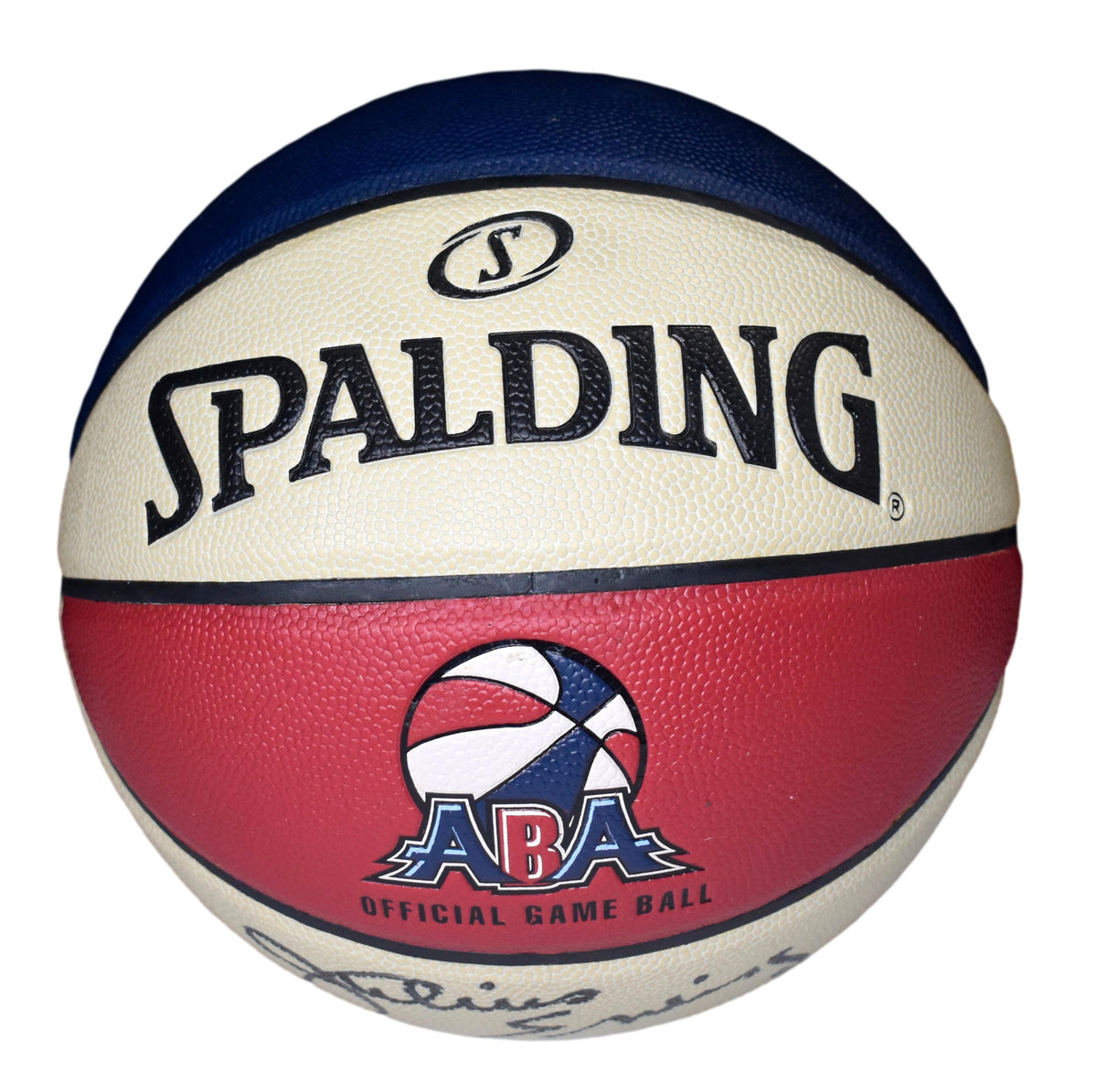 Julius Dr J Erving HOF Signed Leather Official ABA Basketball Steiner XHC100