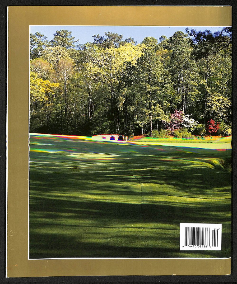 Arnold Palmer Signed/Autographed 2004 Masters Journal PSA 212179
