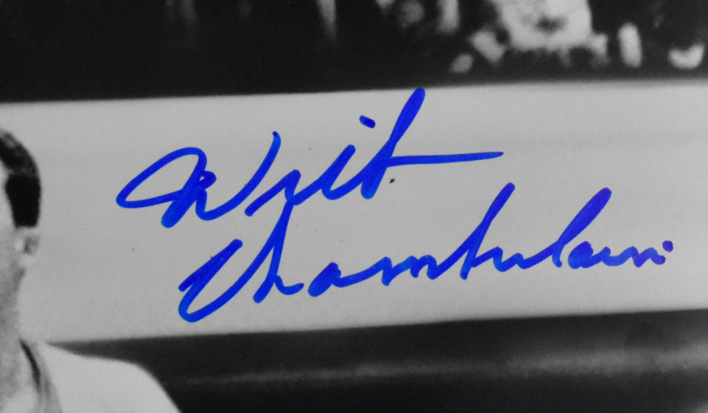 Wilt Chamberlain HOF Signed/Autographed 16x20 Photo Sixers PSA Letter 212182