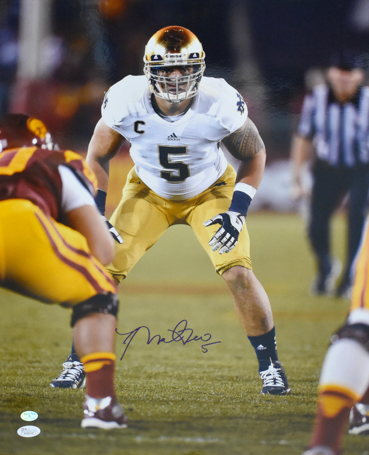 Manti Te'o Signed/Autographed 16x20 Photo Notre Dame JSA 212039