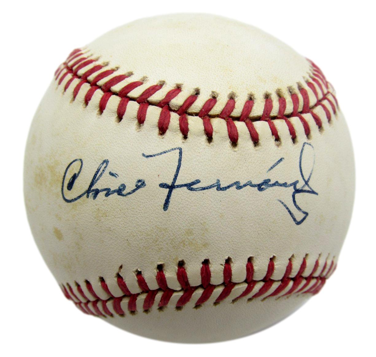 Chico Fernandez Signed/Autographed OML Baseball Detroit Tigers JSA 212634