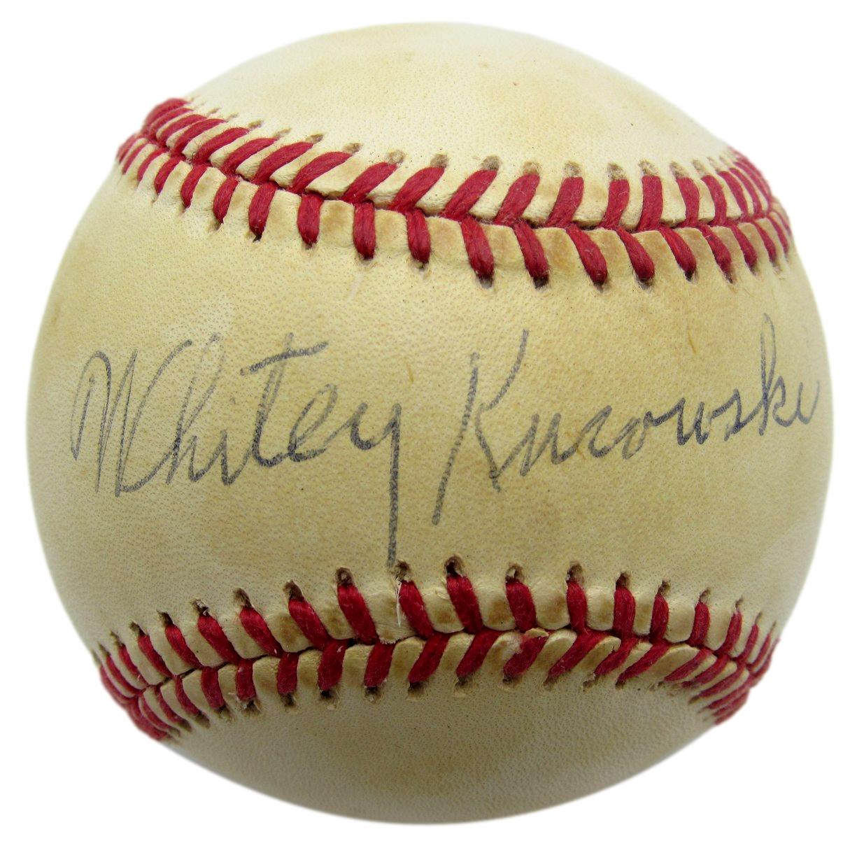 Whitey Kurowski Signed/Autographed ONL Baseball St. Louis Cardinals JSA 212638