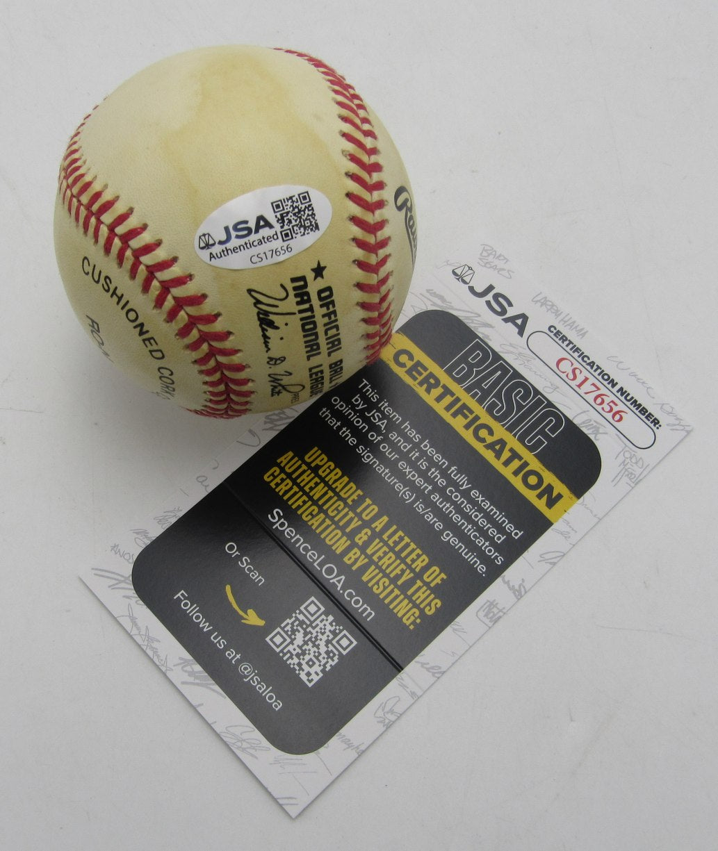 Whitey Kurowski Signed/Autographed ONL Baseball St. Louis Cardinals JSA 212638