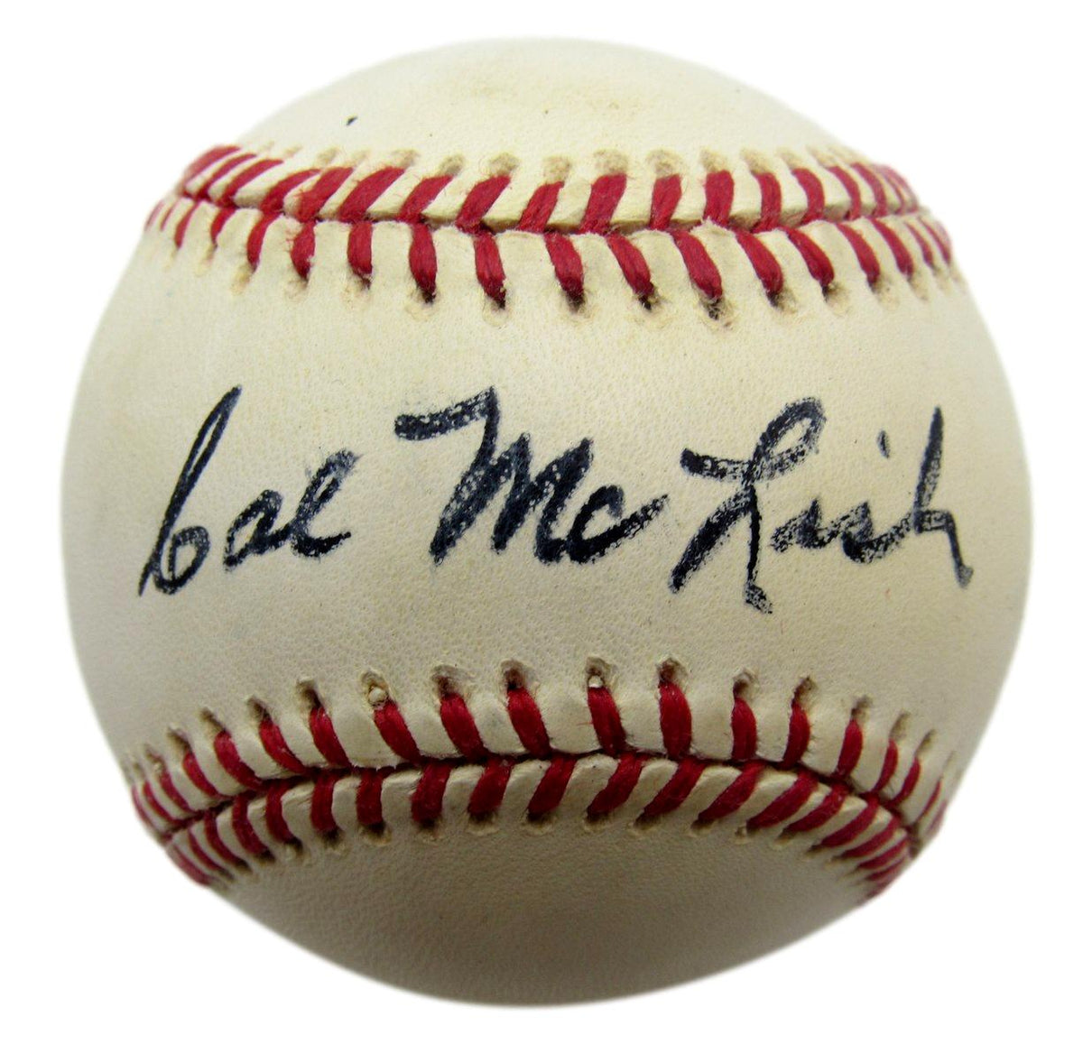 Cal McLish Signed/Autographed OAL Baseball Cleveland Indians JSA 212643