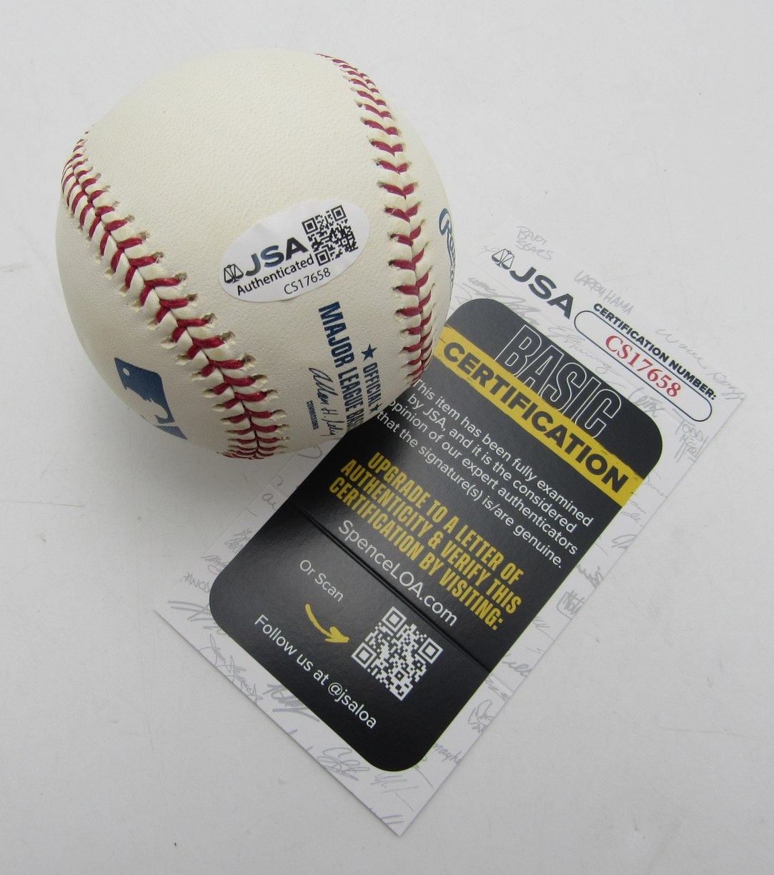 Clay Carroll Signed/Autographed OML Baseball Cincinnati Reds JSA 212644