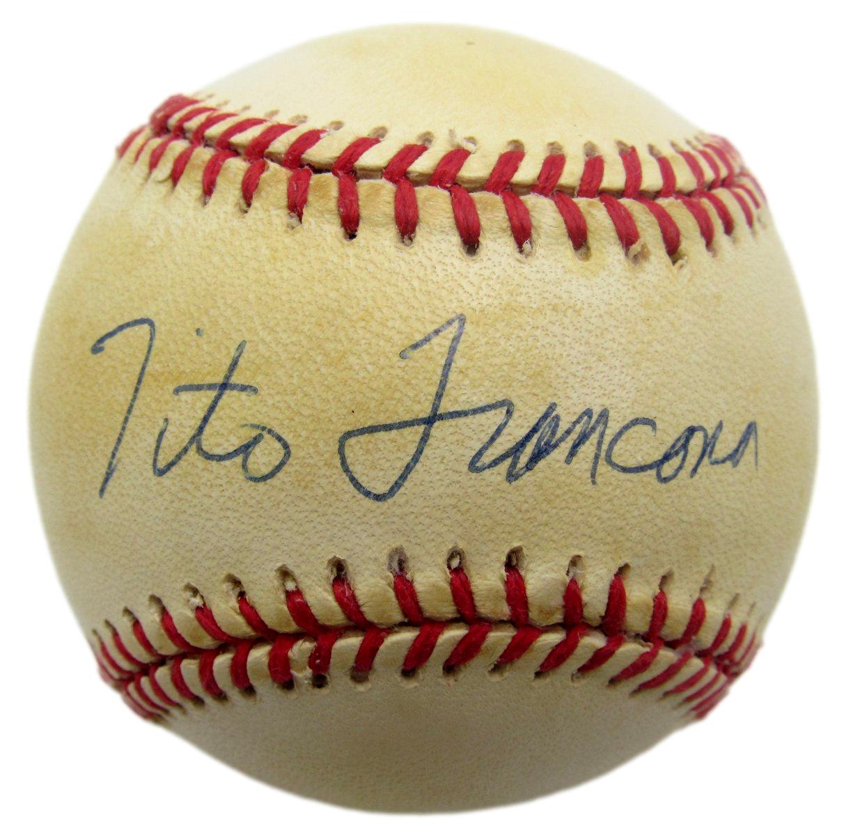 Tito Francona Signed/Autographed OAL Baseball Cleveland Indians JSA 211165