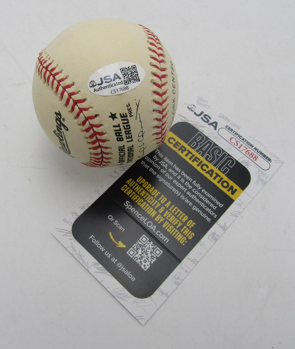 Bubba Church Signed/Inscribed ONL Baseball Philadelphia Phillies JSA 211164