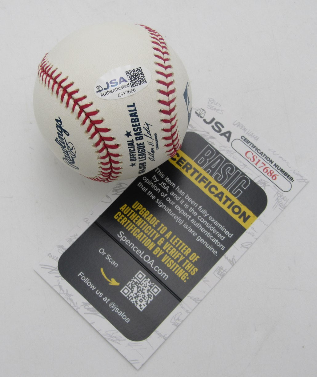 Jim Roland Signed/Inscribed OML Baseball Minnesota Twins JSA 211162
