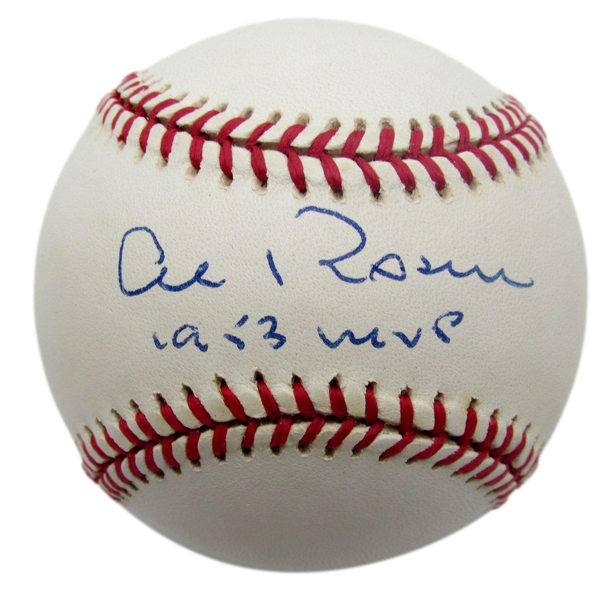 Al Rosen Signed/Inscribed "1953 MVP" OAL Baseball Cleveland Indians JSA 211159