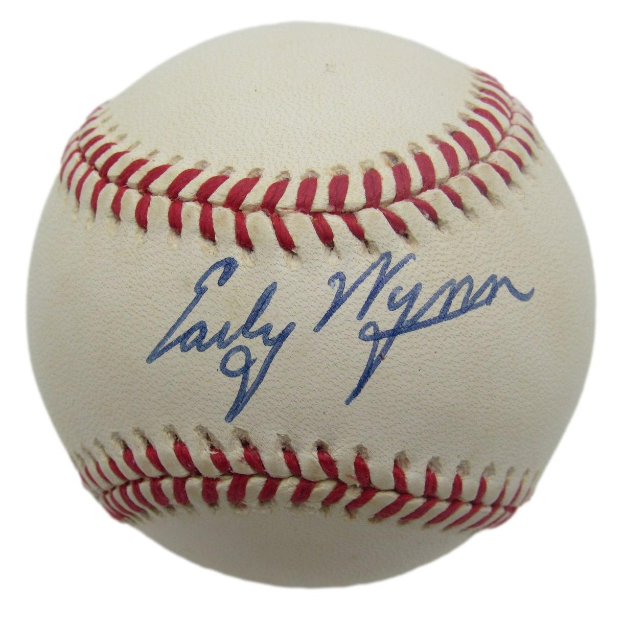 Early Wynn HOF Signed/Autographed OAL Baseball Cleveland Indians JSA 211158