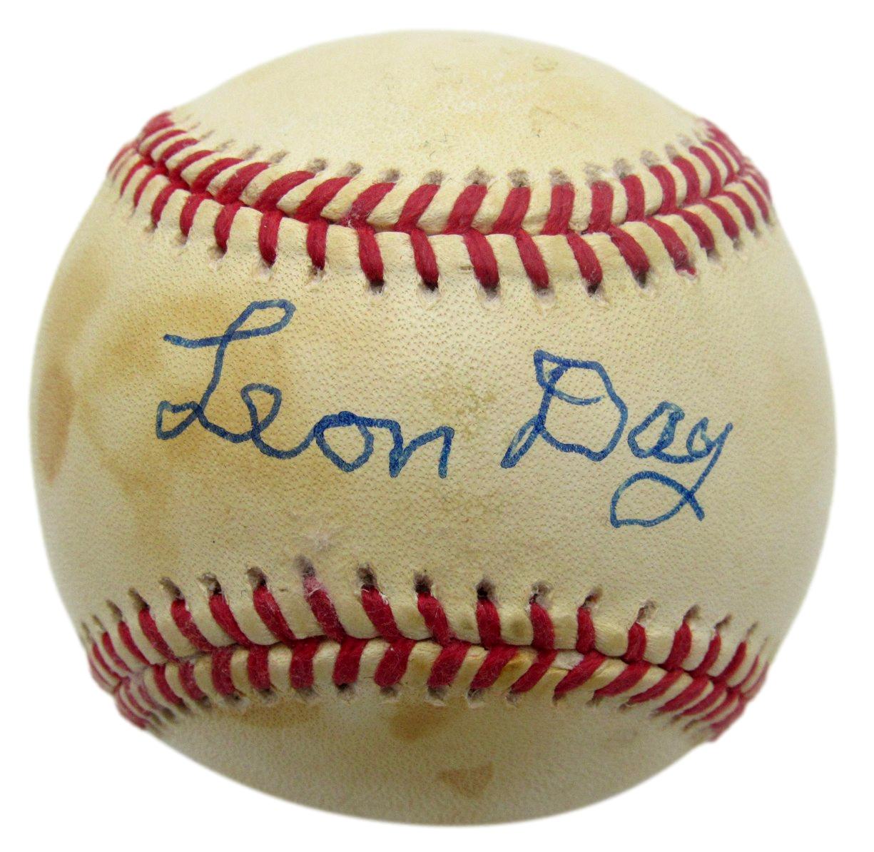 Leon Day HOF Signed/Autographed ONL Baseball Newark Eagles JSA 211157