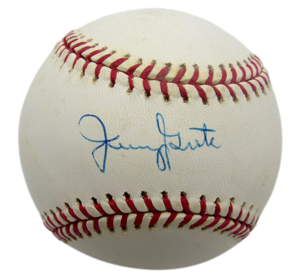 Theodore Roosevelt "Double Duty" Radcliffe Signed/Auto OAL Baseball JSA 211155