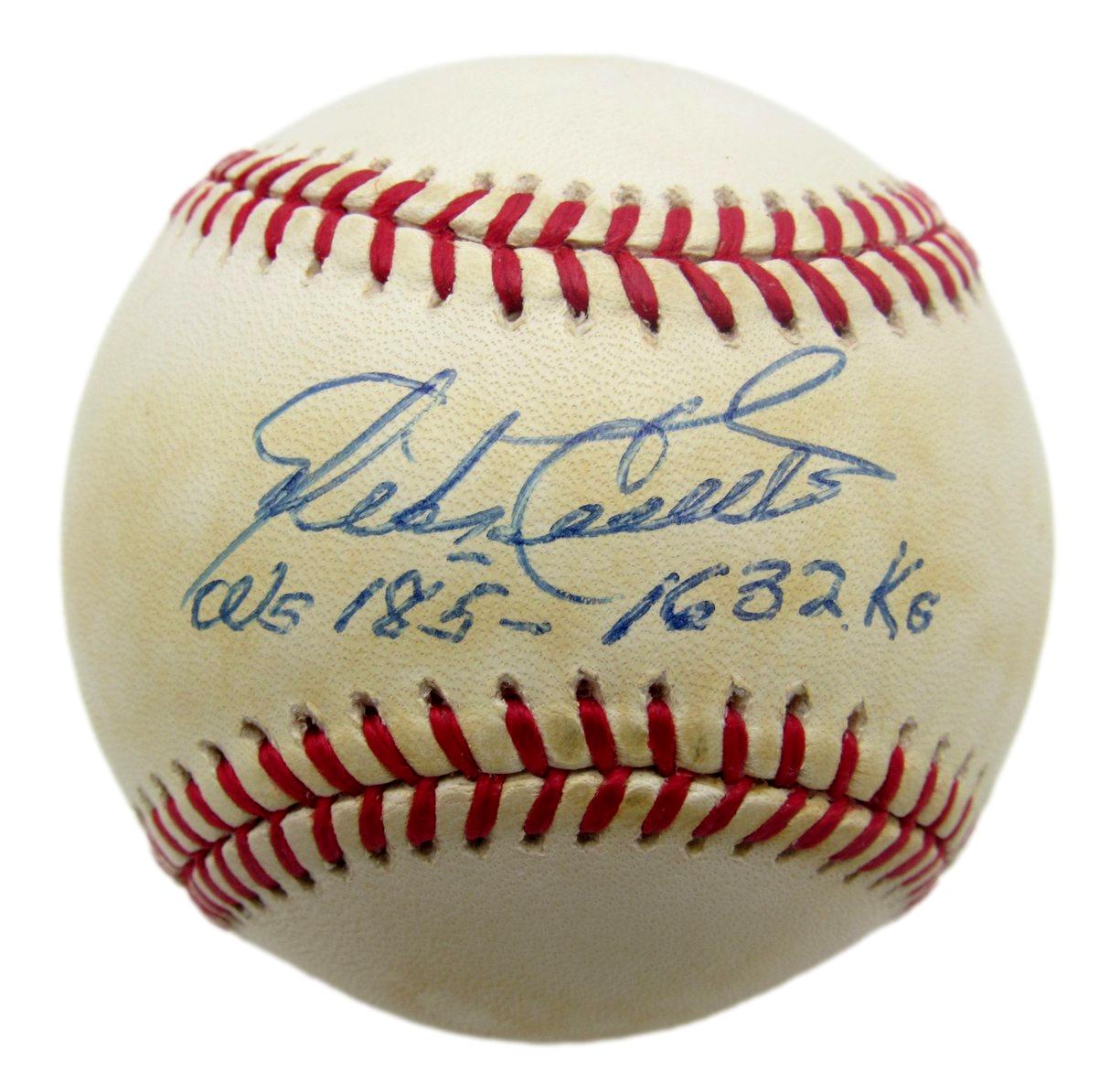 Mike Cuellar Signed/Inscribed OAL Baseball Baltimore Orioles JSA 211145