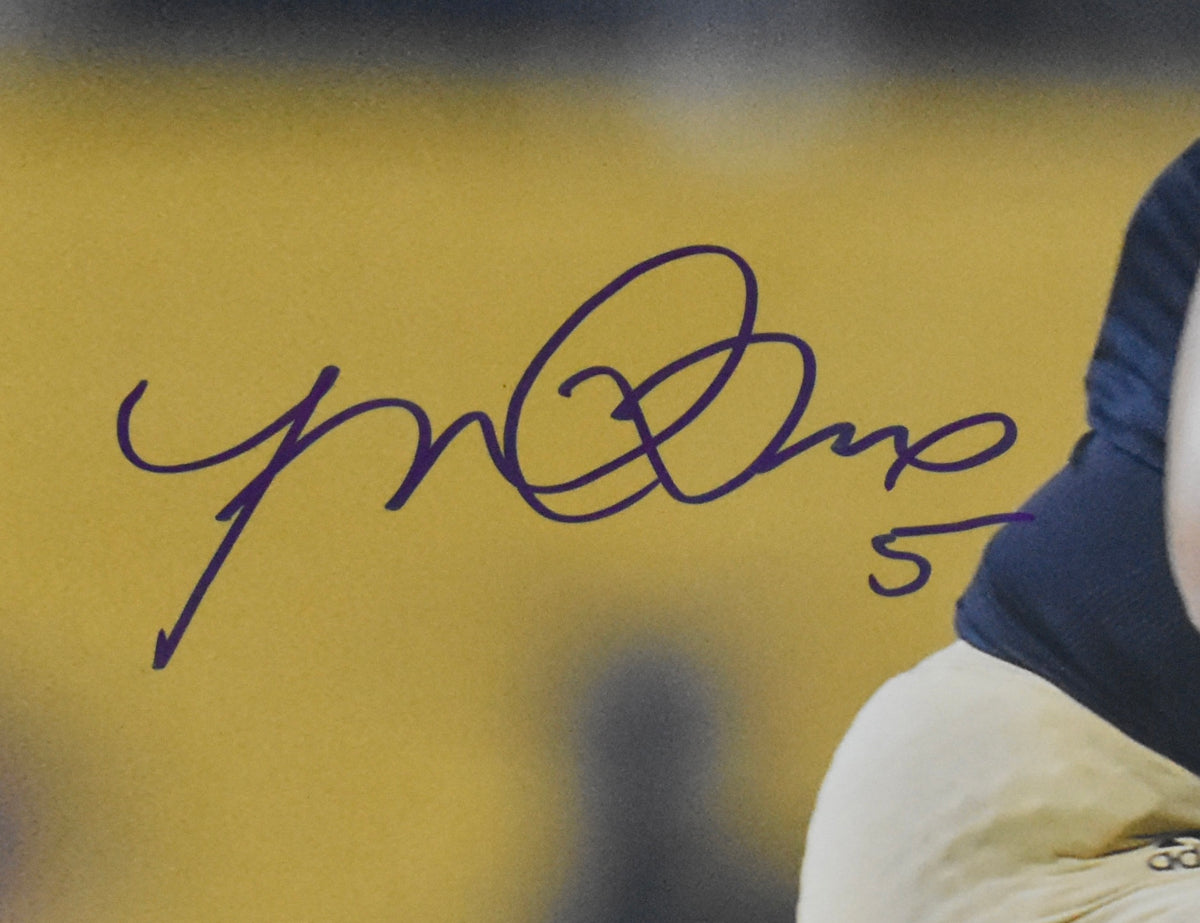 Manti Te'o Signed/Autographed 16x20 Photo Notre Dame JSA 212037