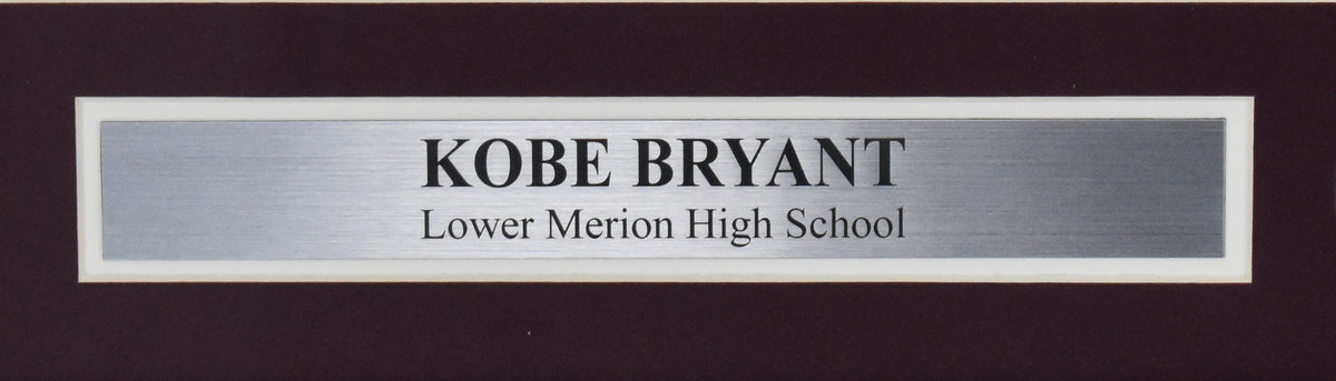 Kobe Bryant Lower Merion High School Tribute LA Times Newspaper Framed 212166