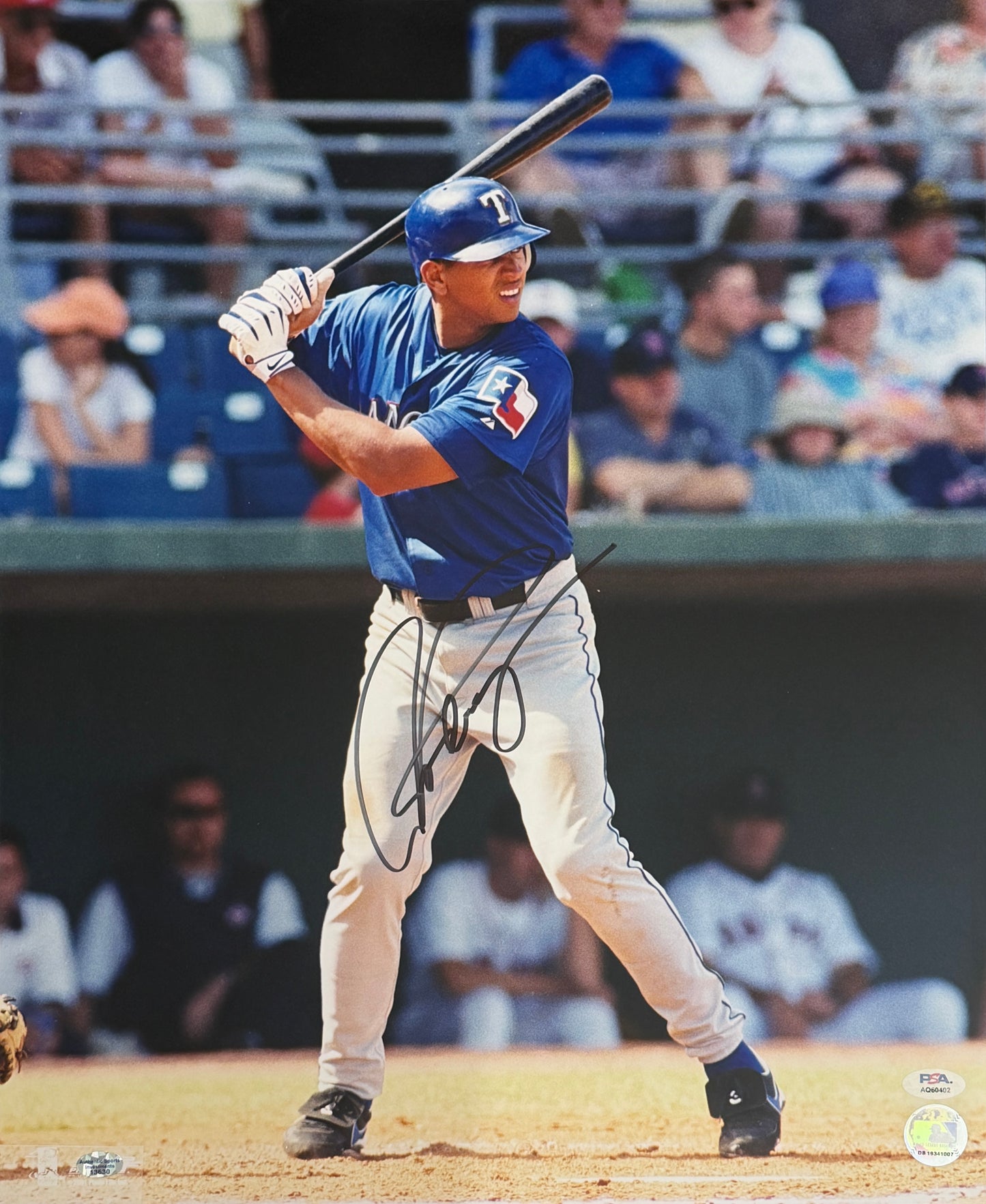 Alex Rodriguez Signed/Autographed 16x20 Photo Rangers PSA 212212