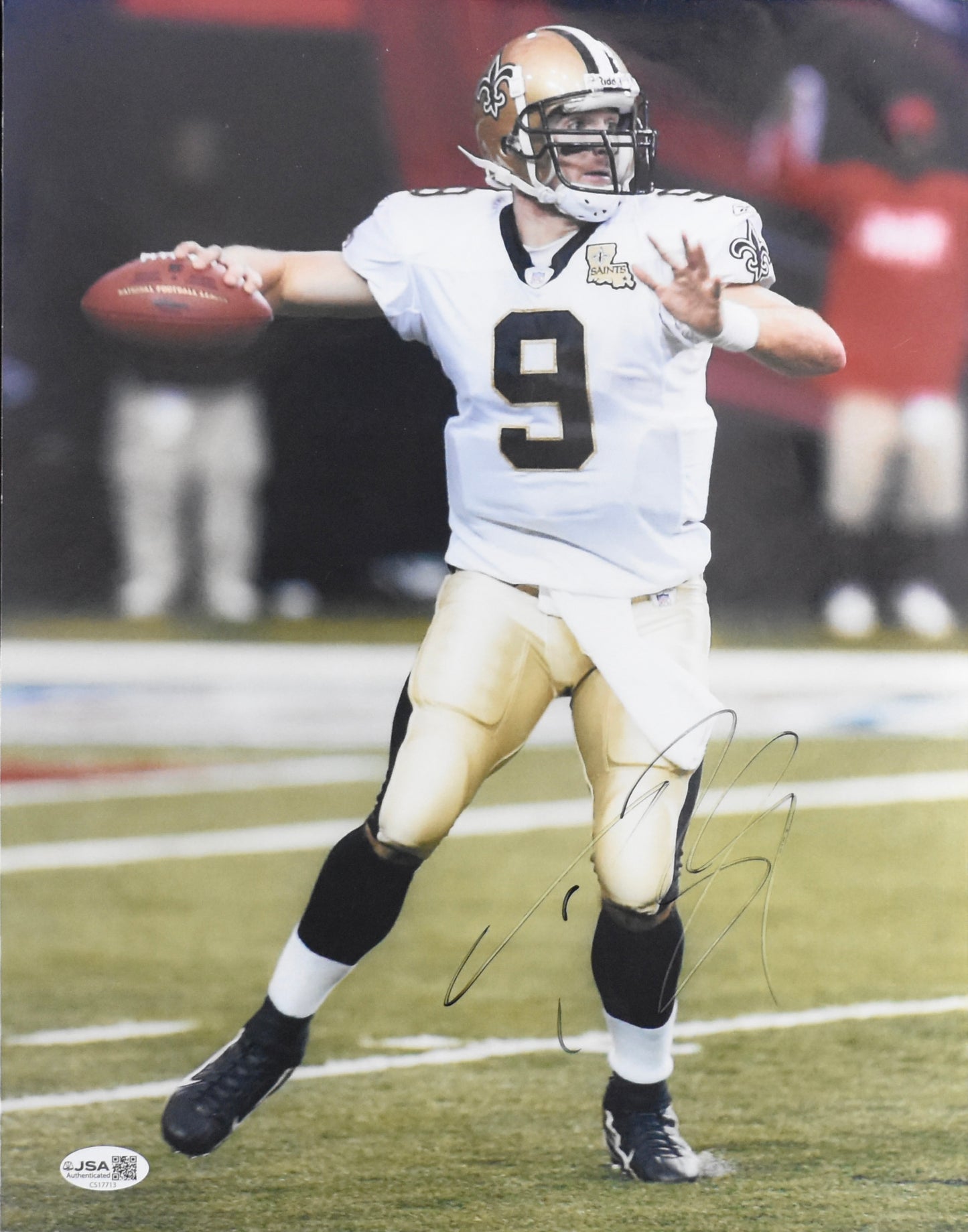Drew Brees HOF Signed/Autographed 11x14 Photo Saints JSA 212220