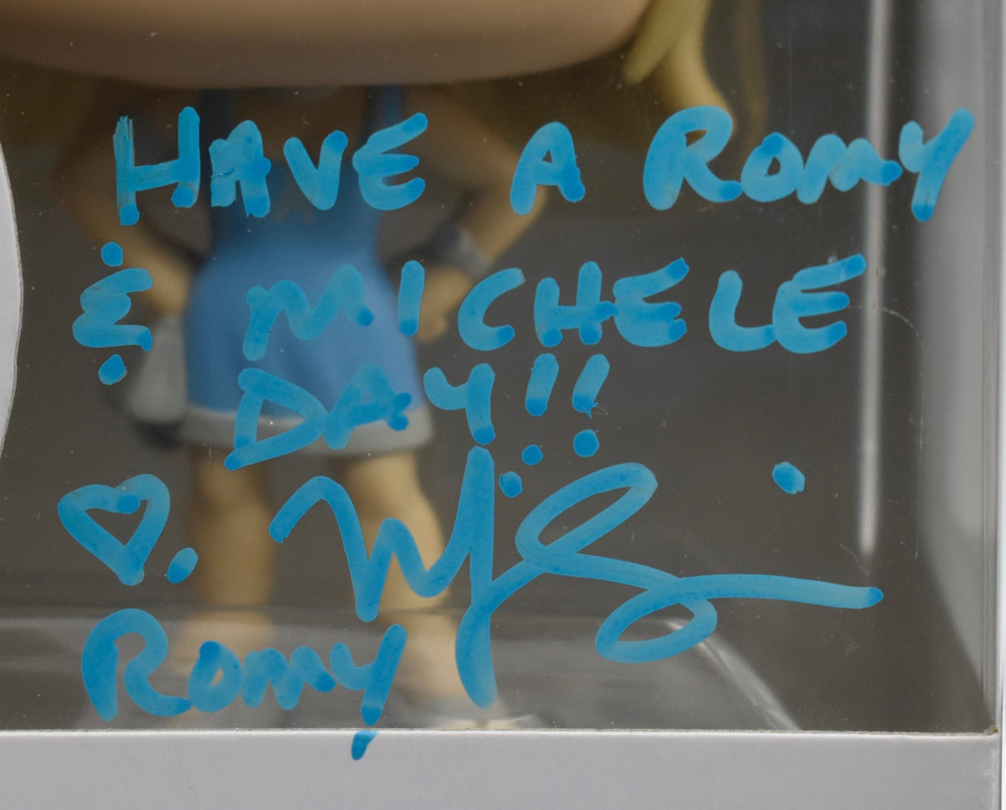 Mira Sorvino Signed/Autographed & Insc Funko Pop #908 Romy PSA 212863