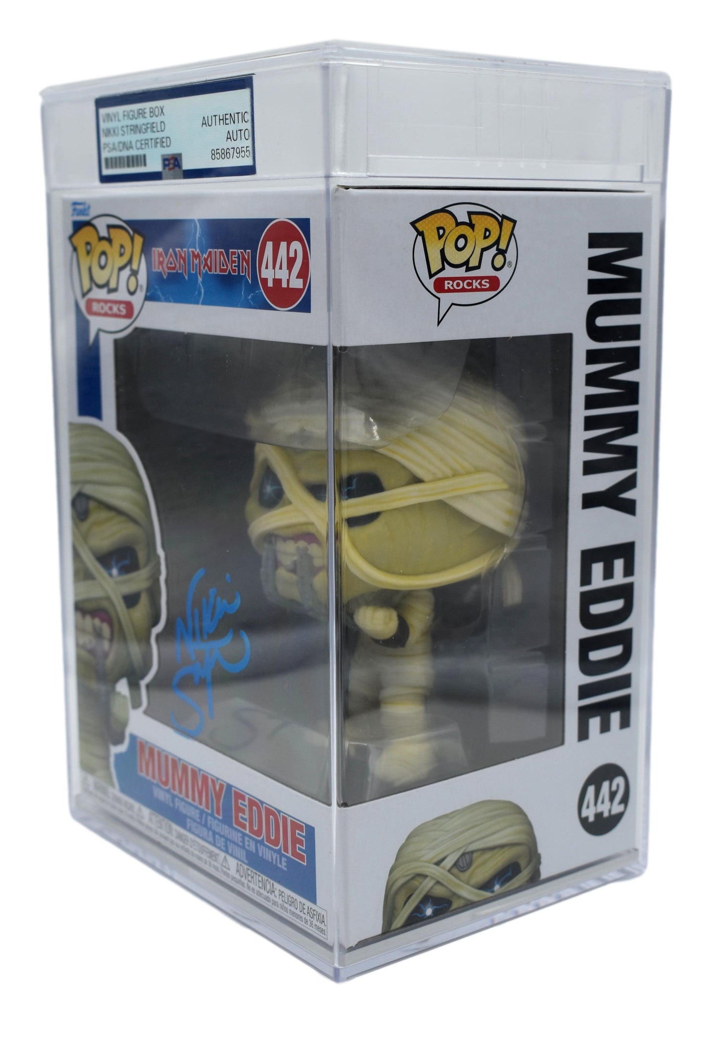 Nikki Stringfield Signed/Autographed Funko Pop #442 Iron Maiden PSA 212867
