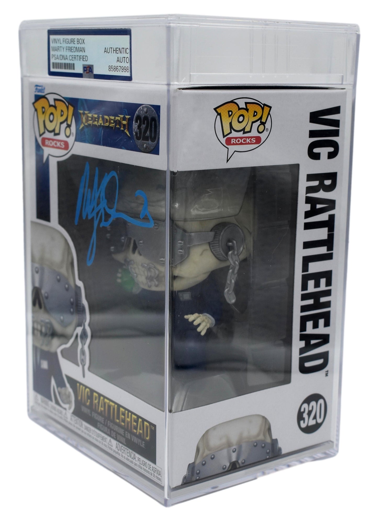 Marty Friedman Signed/Autographed Funko Pop #320 Megadeth PSA 212868