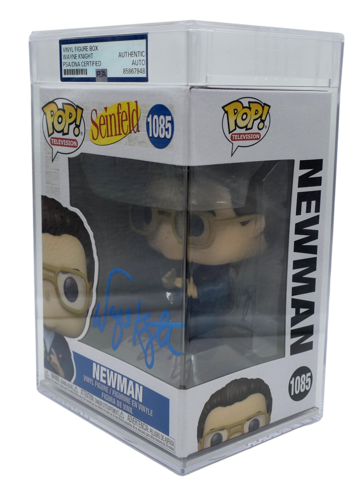 Wayne Knight Signed/Autographed Funko Pop #1085 Seinfeld Newman PSA 212869