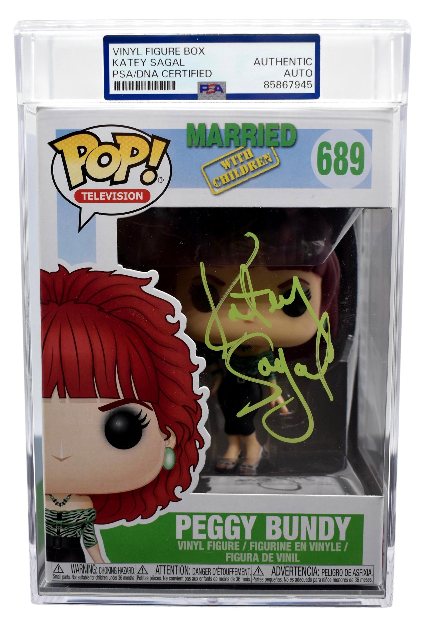 Katey Sagal Signed/Autographed Funko Pop #689 Peggy Bundy PSA 212870