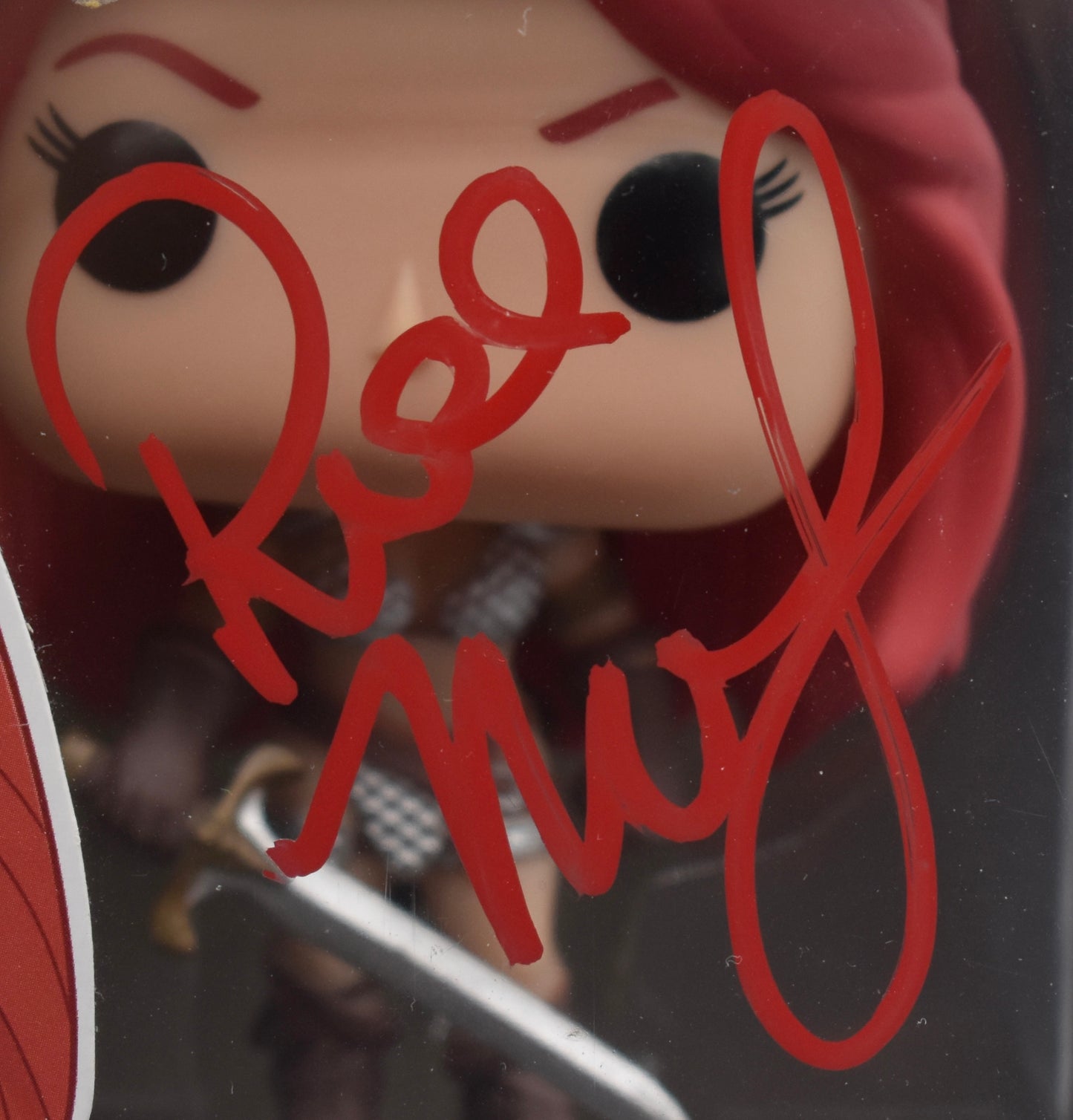 Rose McGowan Signed/Autographed Funko Pop #158 Red Sonja PSA 212873