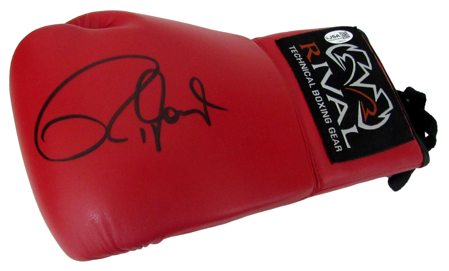 Roy Jones Jr. Signed/Autographed Left Red Rival Boxing Glove JSA 213338