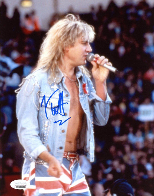 Joe Elliott Autographed 8x10 Photo Def Leppard JSA