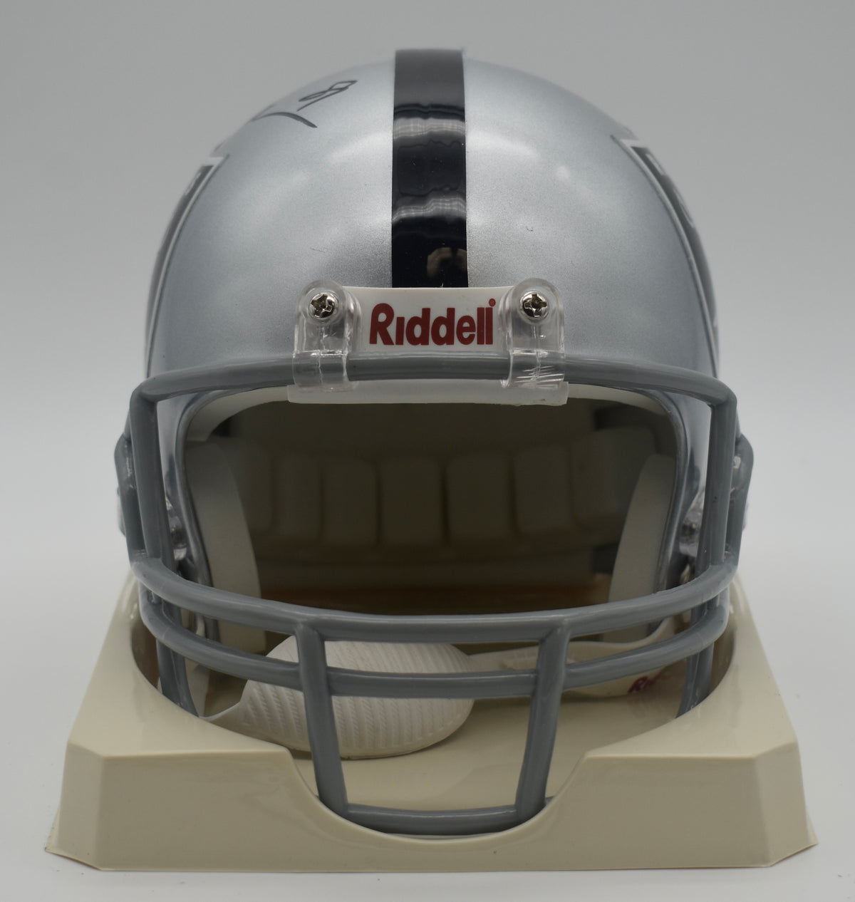 Tim Brown HOF Oakland Raiders Signed/Auto Mini Football Helmet JSA  211951