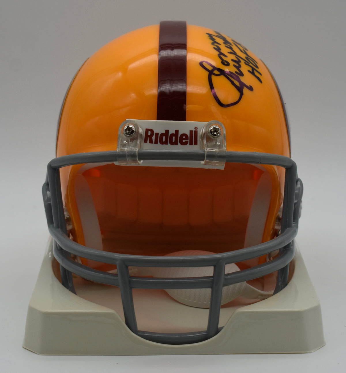 Sonny Jurgensen HOF Redskins Signed/Inscribed Mini Football Helmet JSA  211952