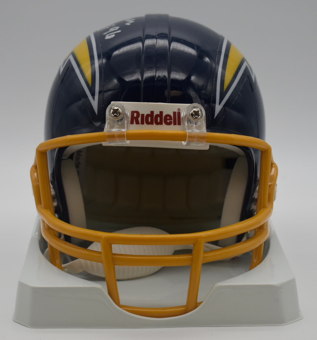 Charlie Joiner HOF Chargers Signed/Inscribed Mini Football Helmet JSA  211954