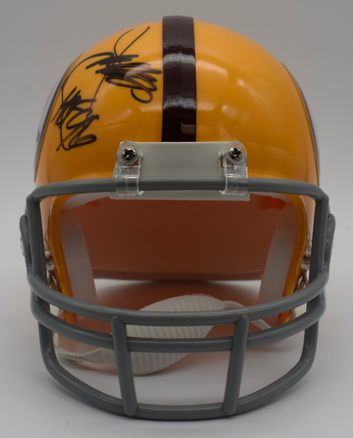 Joe Gibbs HOF Redskins Signed/Inscribed Mini Football Helmet Beckett  211956