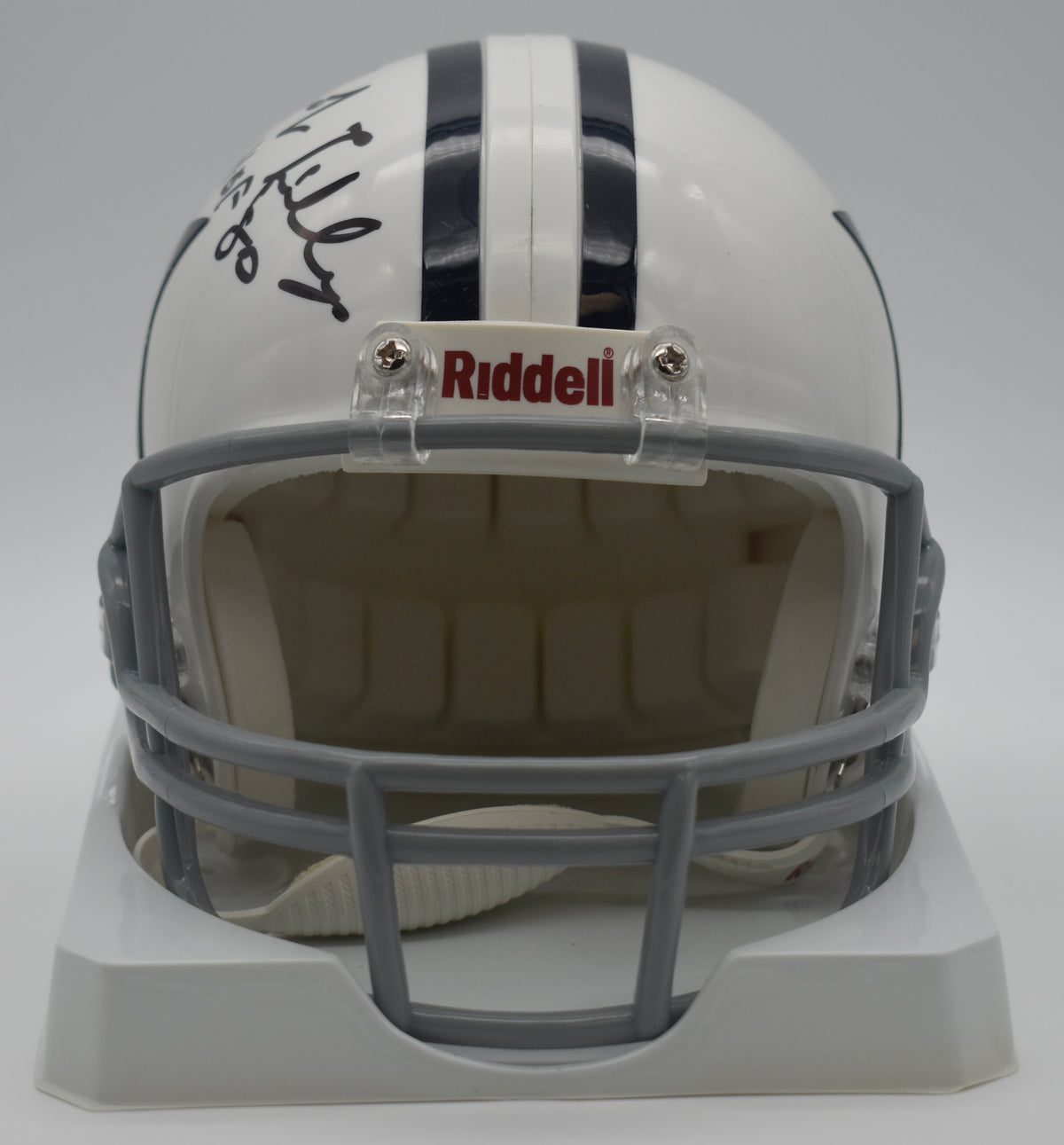 Bob Lilly HOF Dallas Cowboys Signed/Inscribed Mini Football Helmet JSA  211963