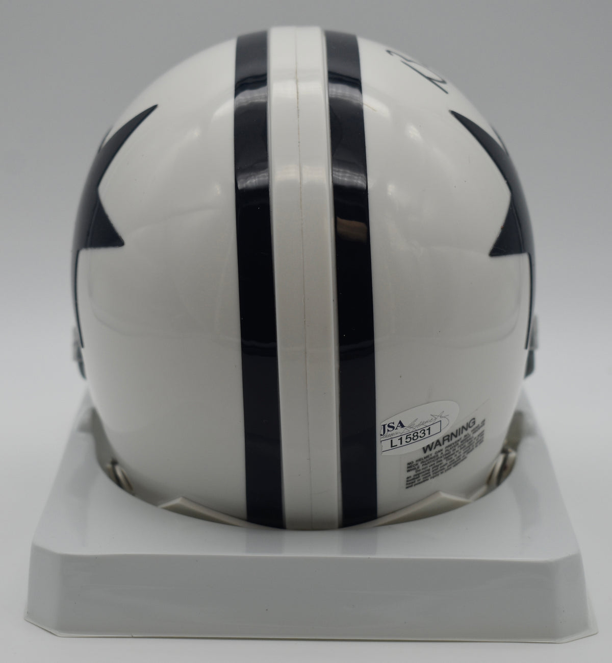 Bob Lilly HOF Dallas Cowboys Signed/Inscribed Mini Football Helmet JSA  211963