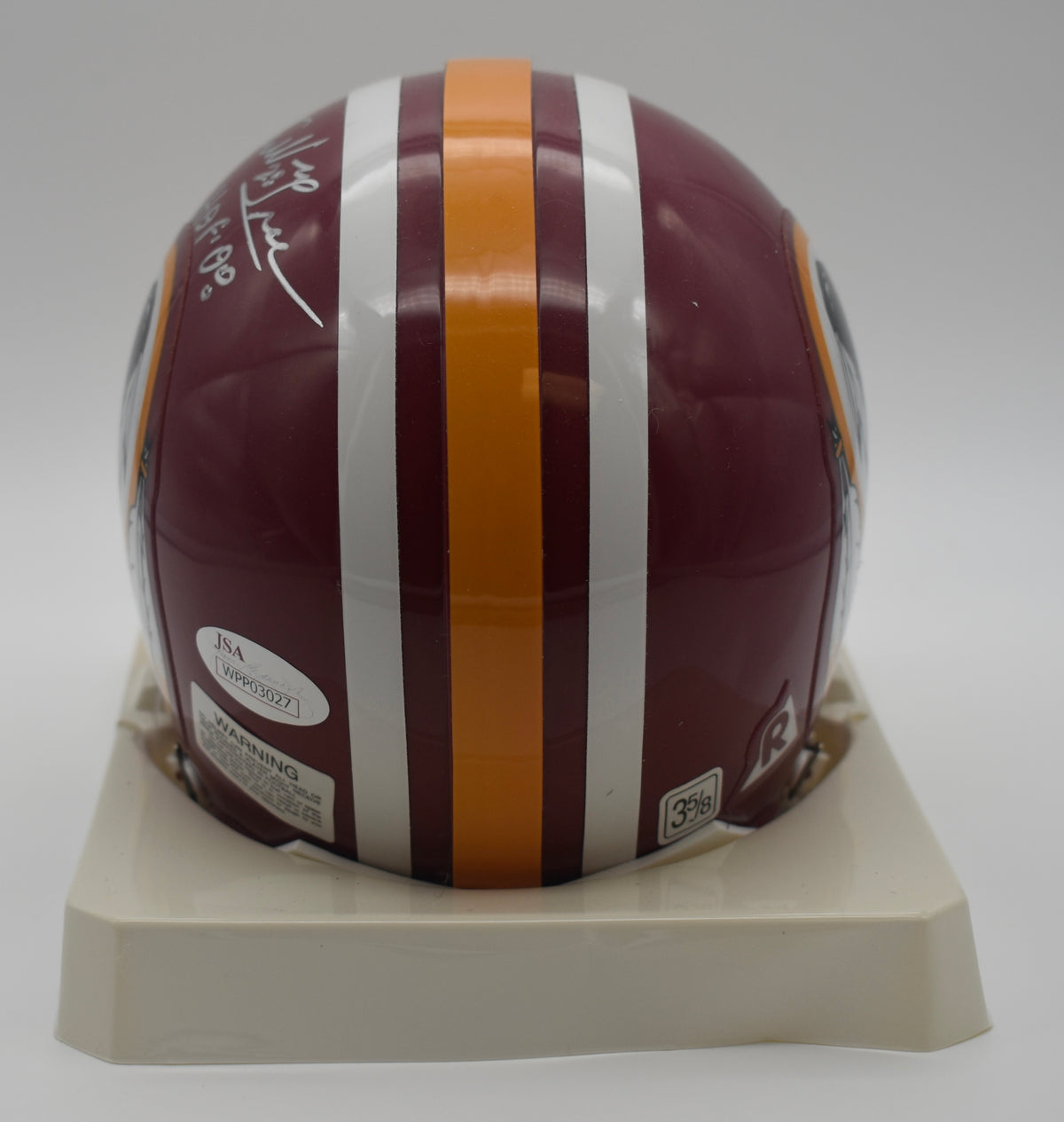 Darrell Green HOF Redskins Signed/Inscribed Mini Football Helmet JSA  211965
